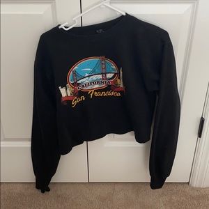 Brandy Melville Cropped Crew Neck